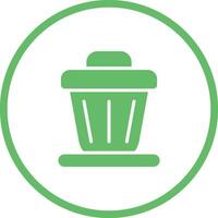 Trash bin Vector Icon