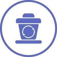 Recycling bin Vector Icon