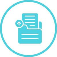 Document Upload Vector Icon