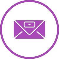 Envelope with stamp Vector Icon