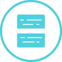Document Split Vector Icon