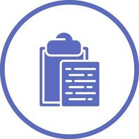 Document Paste Vector Icon