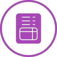 File Invoice Vector Icon