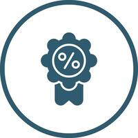 Badge Percent Vector Icon