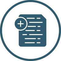 Document Insert Icon Vector Icon