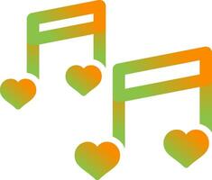 Romantic music Vector Icon