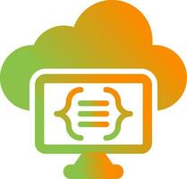 Serverless Computing Vector Icon