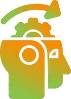 Machine Learning Vector Icon