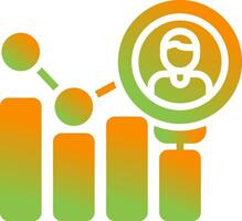 Customer Analytics Vector Icon