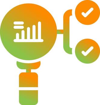 Prescriptive Analytics Vector Icon