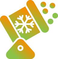 nieve máquina vector icono