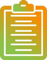 Writing Pad Vector Icon