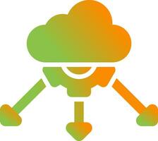 Network Load Balancing Vector Icon