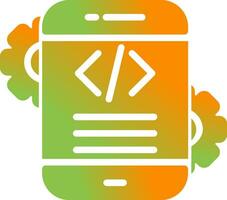 Mobile App Development Vector Icon