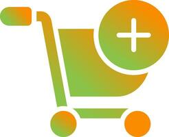 Shoping Cart Add Vector Icon