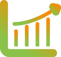 Chart Arrow Grow Vector Icon