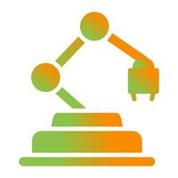 Industrial Robot Vector Icon