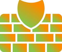 icono de vector de firewall