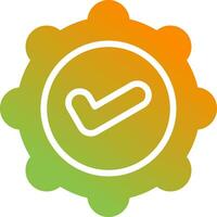 Badge Check Vector Icon