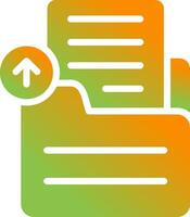 Document Upload Vector Icon