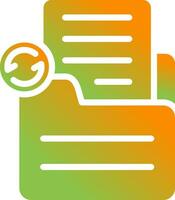 Document Sync Vector Icon