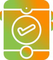 Smartphone with checkmark Vector Icon