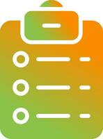 List Check Vector Icon