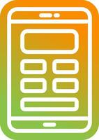 Mobile Design Vector Icon