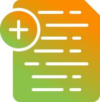 Document Insert Icon Vector Icon