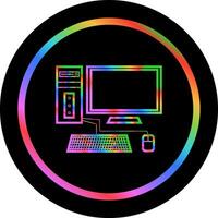 icono de vector de computadora