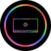 Video Player Vector Icon