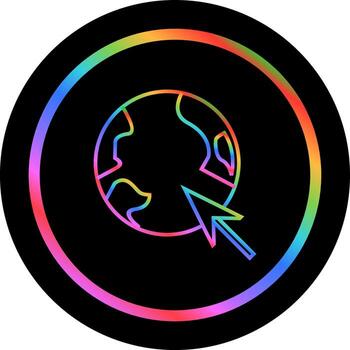 icono de vector de navegador