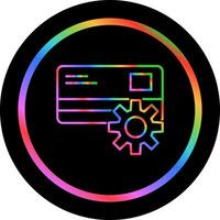 Payment Setting Vector Icon