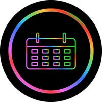 icono de vector de calendario