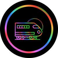 icono de vector de tren bala