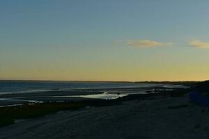 Beautiful seascape at Dusk photo