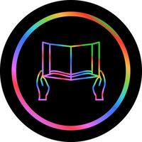 Reading Holy Book Vector Icon