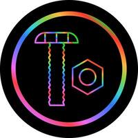 Nut and Bolt Vector Icon