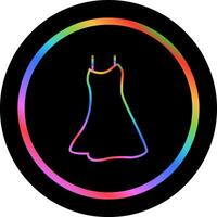 icono de vector de vestido de noche