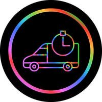 Time Based Delivery Vector Icon