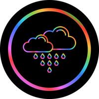 icono de vector de lluvia ácida