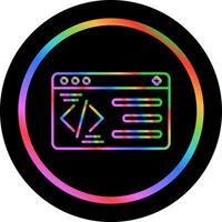 icono de vector de programación