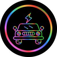 Electric Car Vector Icon