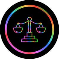 Justice Scale Vector Icon