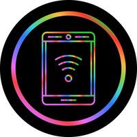 Phone With Signal Vector Icon