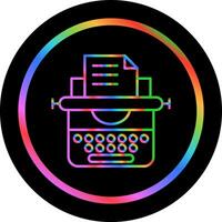 Typewriter Vector Icon