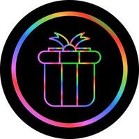 icono de vector de caja de regalo