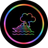 Ship Pollution Vector Icon