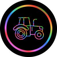 icono de vector de tractor