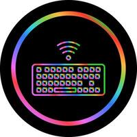 Wireless Keyboard Vector Icon